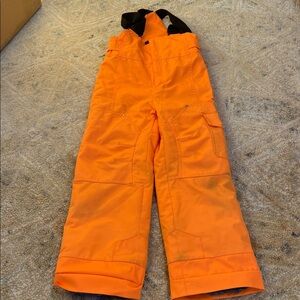 Obermeyer Vibrant Orange Kids Overalls
